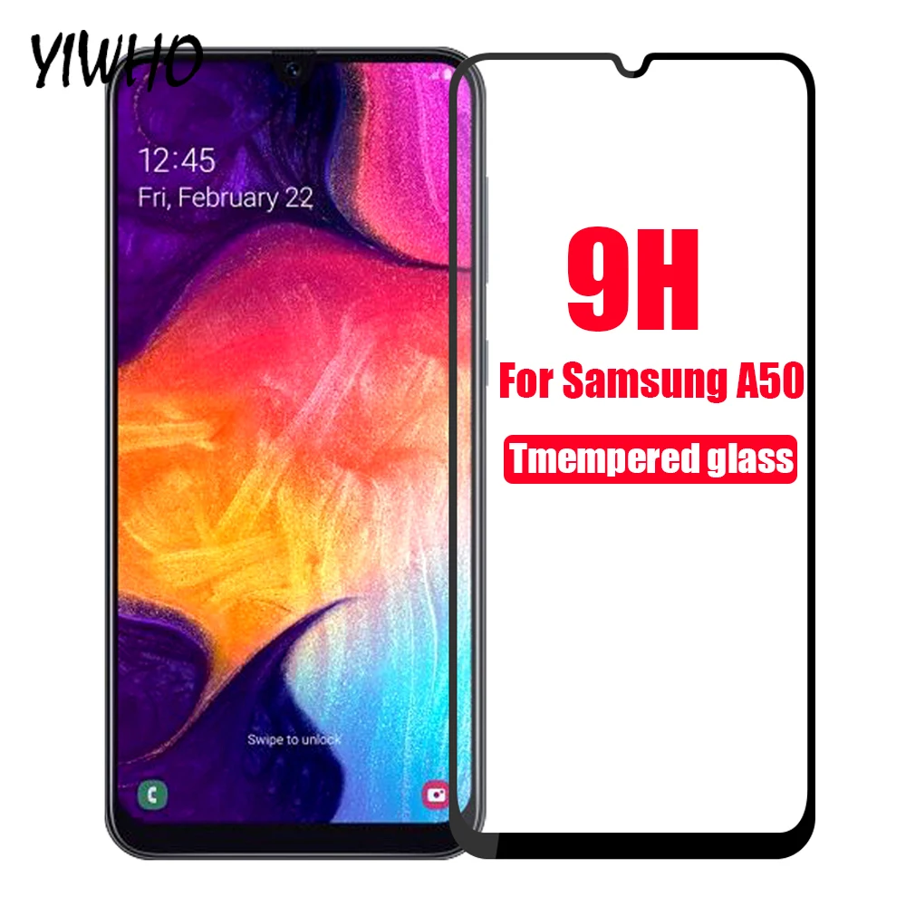 

Protective Glass On For Samsung A50 Tempered Glass samsun Galaxy A50 2019 Screen Protector A 50 50A Safety Film A505F 6.4inch