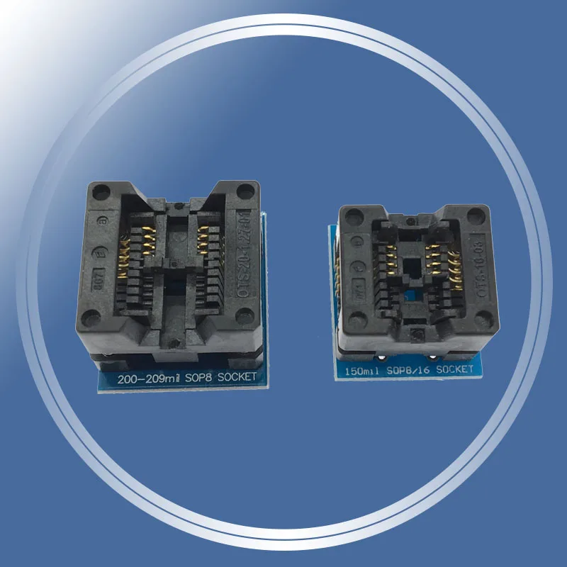 

SOP8 to DIP8 Wide-body Seat Wide 150mil 200mil 208mil Programmer Adapter Socket 200-209mil for EZP2010 EZP2013 CH341A