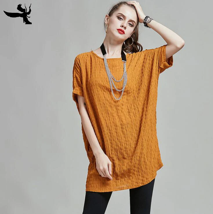 

2019 New Fashion Euro-American Women C Dress O-Neck Short Sleeve Solid Color Clothes Women Draped Dresses Free Shipping