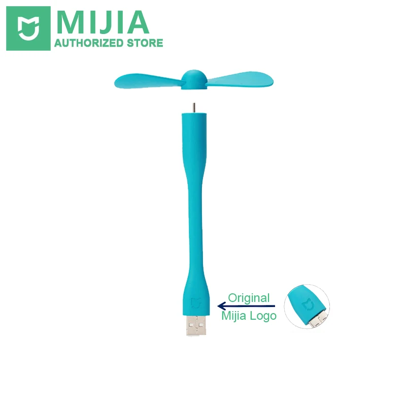 Оригинальный USB вентилятор Xiaomi Mijia охлаждающий гибкий портативный мини для