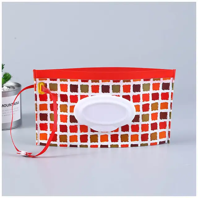 Clutch and Clean health Wipes Carrying Case Eco friendly Wet Wipes Bag