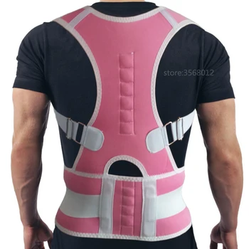 Magnetic Adjustable Shoulder Straightener Back Posture Corrector Chest Brace Support Belt Vest Health Care Body Shaper Women Men