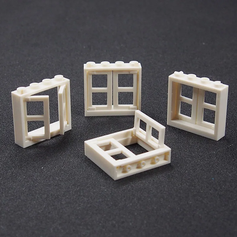 

City Block Moc Building Blocks Window DIY Blocks Friend Figure Compatible Legoings Toy For Kids