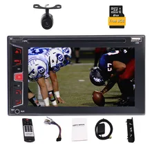 Eincar 6 2 Double 2 DIN In Dash Bluetooth Car Stereo with GPS Navigation Mp3 Audio