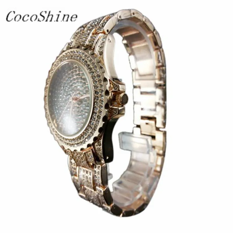 

CocoShine A-733  High-Quality Luxury women watches rhinestone ceramic crystal Quartz watches Lady Dress Watch  wholesale