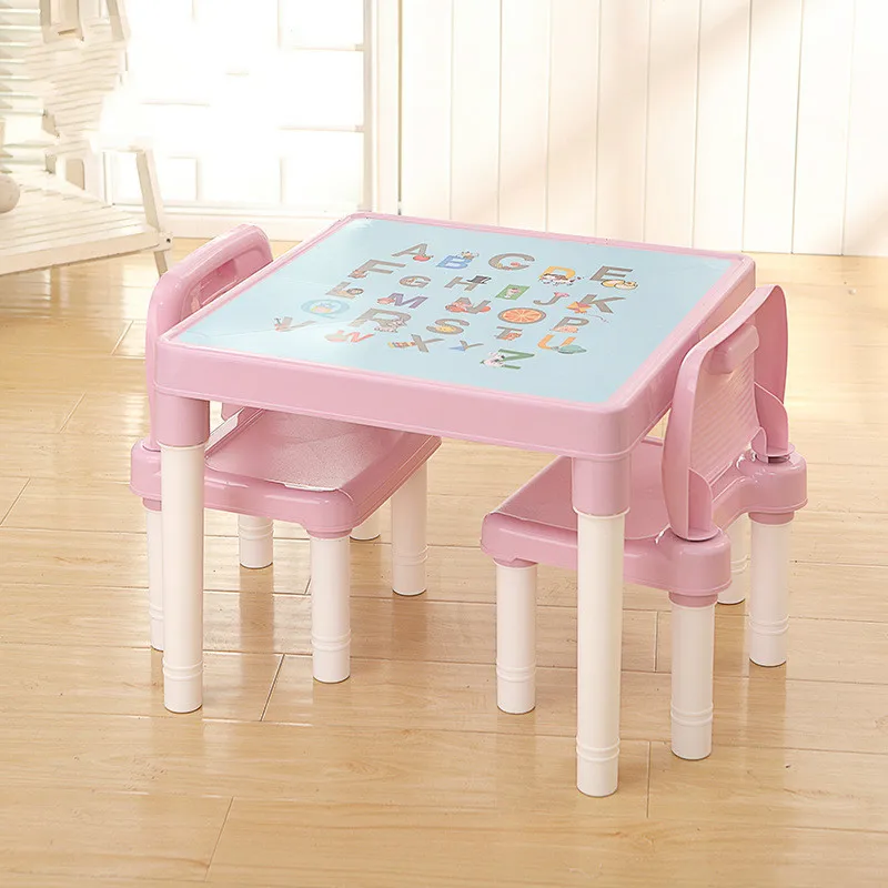 Дети столы и стулья обучения столик детский Пластик стулья детские столы и стулья учебный стол детская мебель