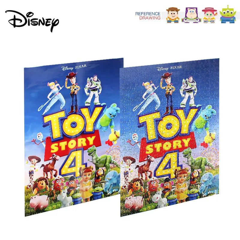 Disney Toy Story 4 паззл 500 штук бумаги для взрослых интеллектуальная коробка Marvel