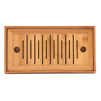 

25x14x3.5cm Bamboo Tray Kungfu Tea Table Serving Tray Bamboo Tea Table Chinese Tea Set Bamboo Tea Board