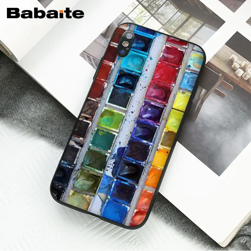 Colorful Watercolors Set Paint Palette Cake Macaroon Makeup