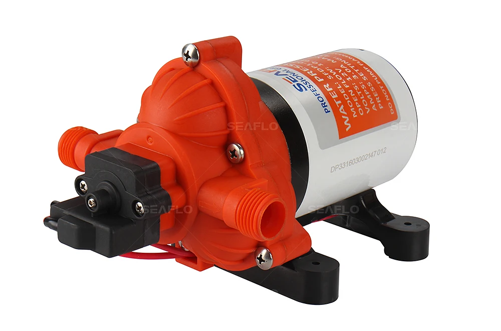 New Diaphragm Low Pressure Water Pump 12v 45PSI 3.0 GPM SEAFLO Marine Water Pump Caravan Boat