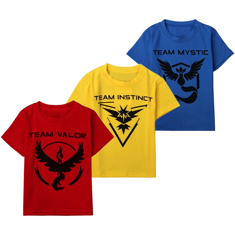 

Pokemon Go Boys T-shirts Children Clothing Summer Fashion Casual Short Sleeve Kids Sports T Shirts Baby Boy Tops Tees Brand