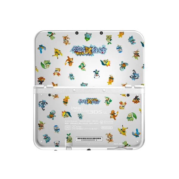Pokemon Game Transparent Clear PVC Decal Skin Stickers for Nintendo New 3DS XL Decor Skins Sticker LL |