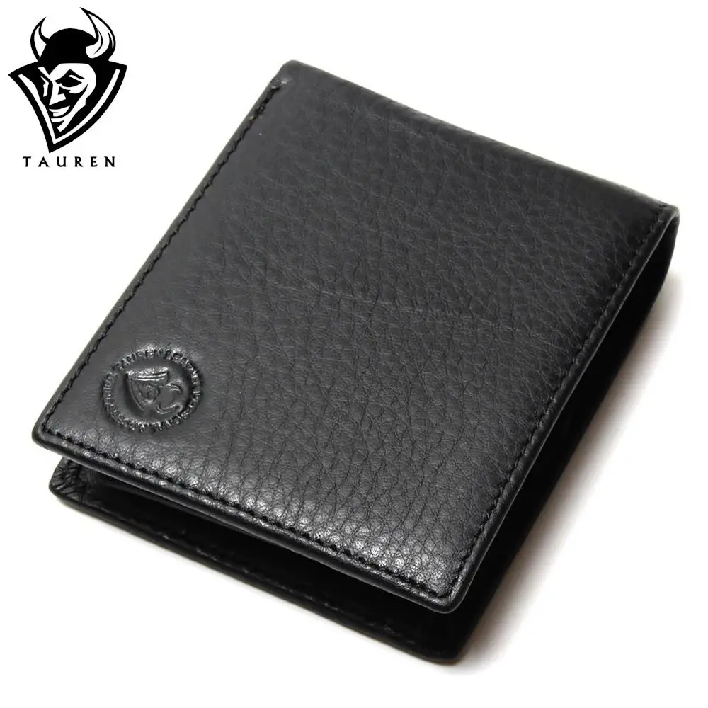 0 : Buy Men Wallet Promotion Excellent Genuine Cow Leather Black For Office Man Men ...