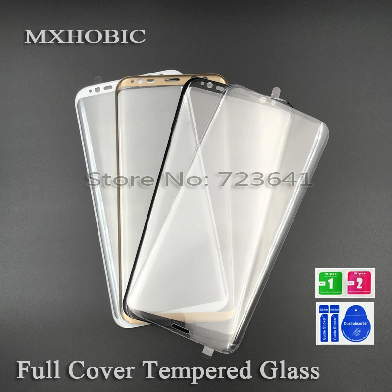 

10pcs/lot Full Cover Tempered Glass For Samsung Galaxy S10 S9 S8 Plus S7 S6 Edge 3D Curved Complete Screen Protector Film