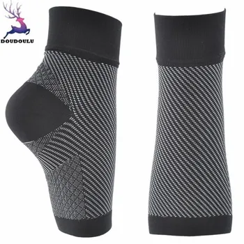 

DOUDOULU 2017 New Men Women Plantar Fasciitis Socks Compression Foot Sleeves Best Ankle Support Dropship