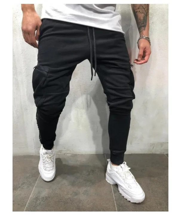 

Outdoor 2019 Spring Autumn Men's tethered outdoor pants Korean version of casual pants Men's fitness pants