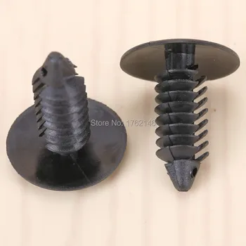 

500PCS High Quality Black Nylon Clip Rivets Fastener 8mm Hole for Chrysler 200 300 Dodge Challenger Dart Grand Caravan