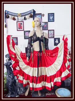 

Satin silk Furlong Ming Go expansion skirt 9EX39
