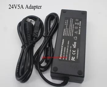

24v 5a 120w led light transformer ac100-240v to dc24v power adapter for computer and led strip