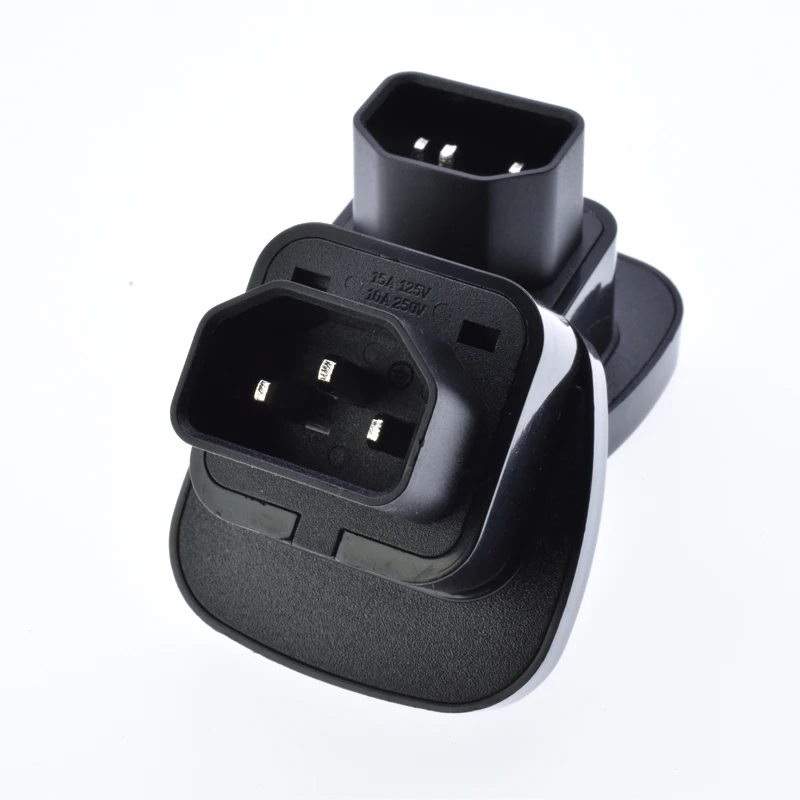 2 шт. IEC 320 C14 мужской Мощность адаптер PDU/UPS 3 штыря C13 Универсальный Женский Вилки стандарта Австралии/США/Великобритании/ЕС Мощность