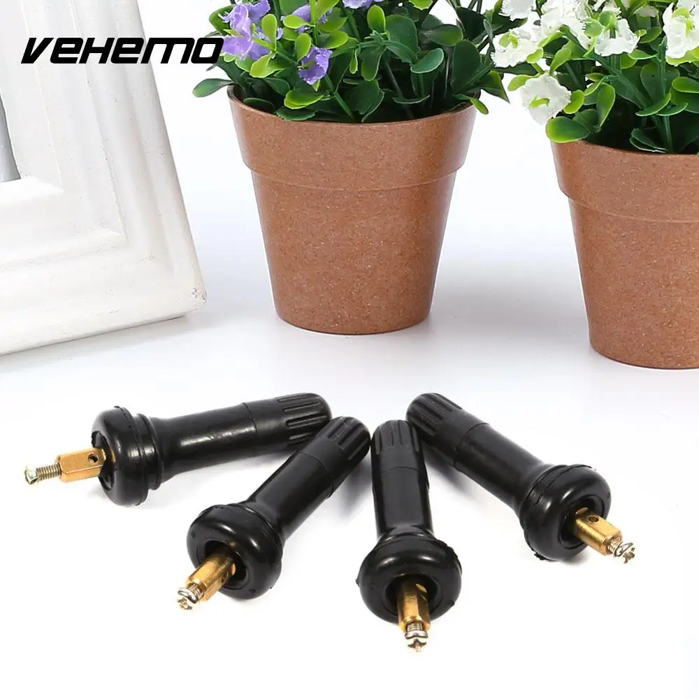 

4Pcs/Pack Car Auto TPMS Tire Valves Sensor Anti-explosion Black Practical