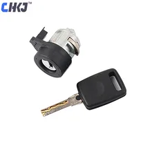 Chkj для Audi A6 цилиндр замка зажигания слесарный инструмент замки для дверей автомобилей цилиндр защелка с одним нажатием кнопки