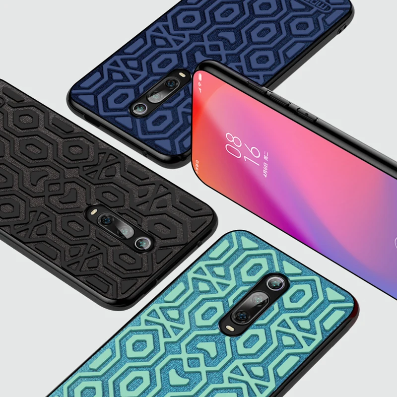 Для Xiaomi mi 9T Pro Чехол защитный MOFi mi 9t жидкий силикон супер нескользящий ТПУ Мягкий задний Чехол