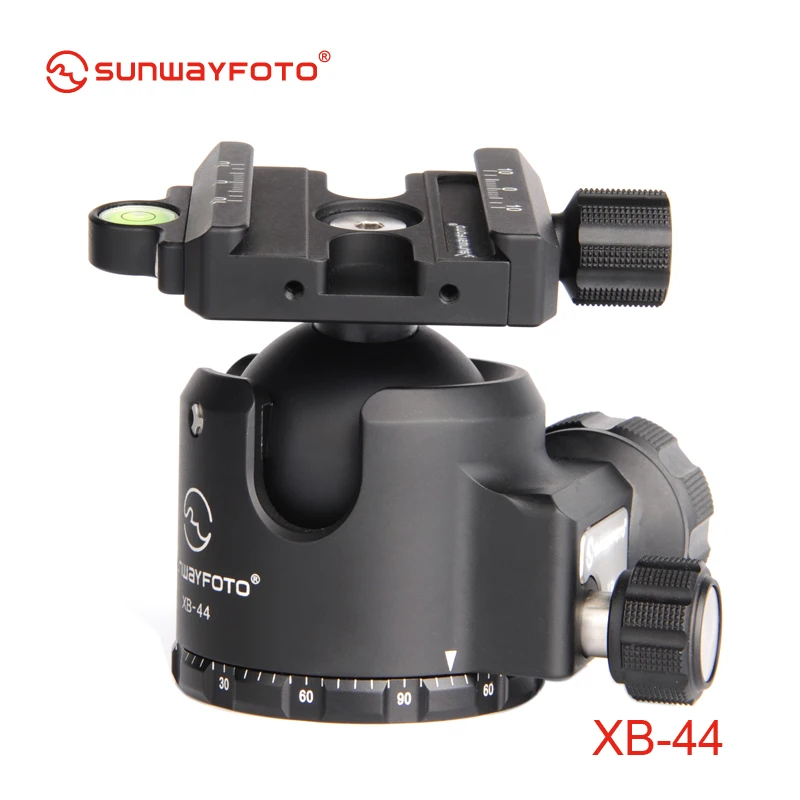 SUNWAYFOTO XB-44 Low-Profile Tripod head for DSLR Camera Tripode Ballhead  Professional  Monopod Panoramic Tripod Ball Head