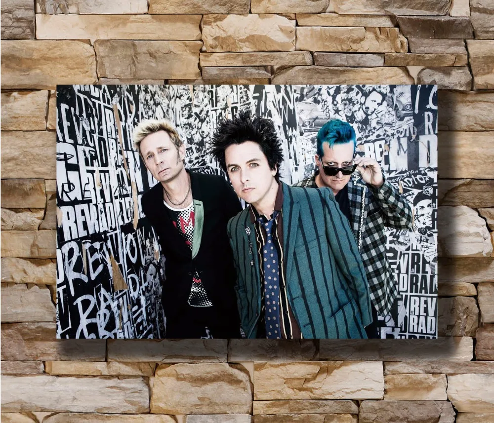 

N0147 Green Day Billie Rock Music Band Singer 8x12 20x30 24x36 Silk Poster Art L-W Canvas Print Decoration