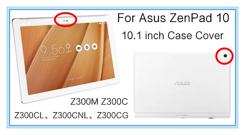Для Asus ZenPad 10 Z300 м Крышка Чехол защитный из искусственной кожи Z300M C Z300CL Z300CNL Z300CG P00C P023 10," планшетный ПК чехол Крышка