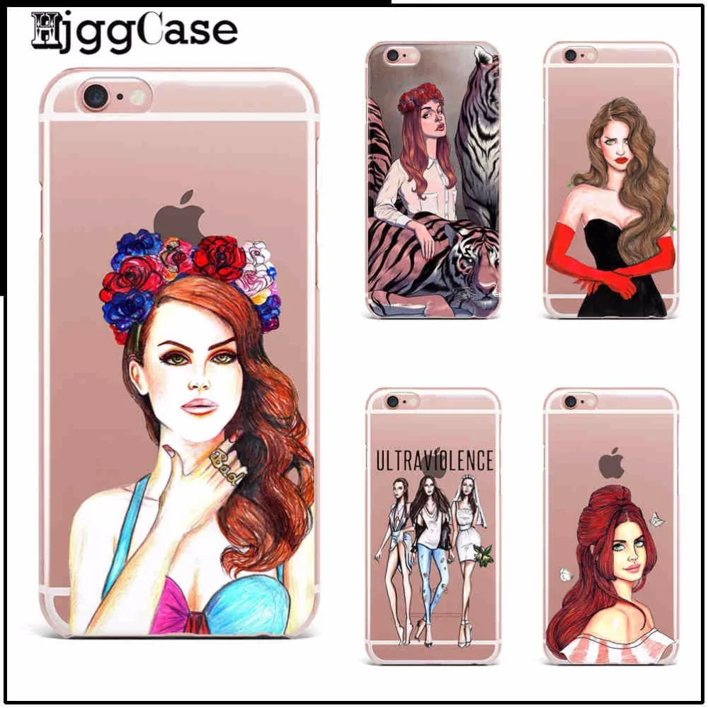 y singer model Lana Del Rey Cases TPU soft silicone phone Case Cover For Apple iPhone