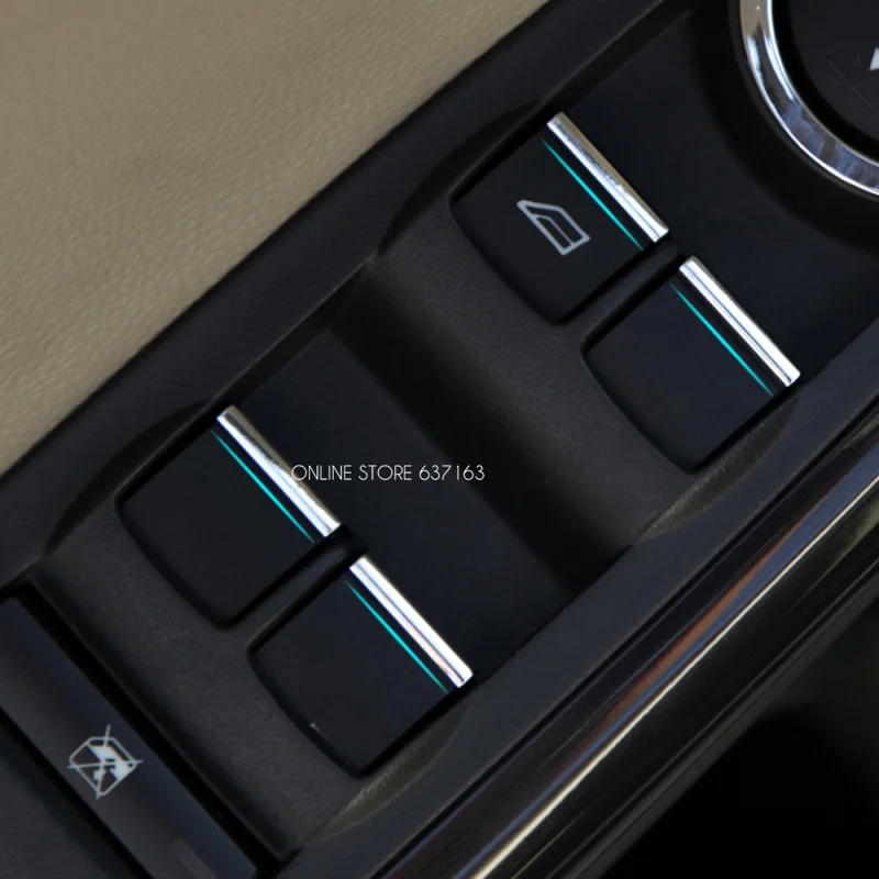 

Car Accessories, ABS Chrome Car Windows Lift Switch Button Decoration Car Styling For Mazda CX-5 CX5 2012 -2015