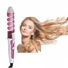Развивающая профессиональная Волшебная Подкручивающая расческа для волос спиральная Плойка для завивки быстрый нагрев палочка для завивки Электрический стайлер для волос Профессиональный инструмент для укладки