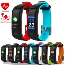 Смарт-браслет P1 плюс смарт-браслет Цвет Дисплей Фитнес трекер сердечный ритм измерять кровяное Давление монитор браслет IP67 Водонепроницаемый