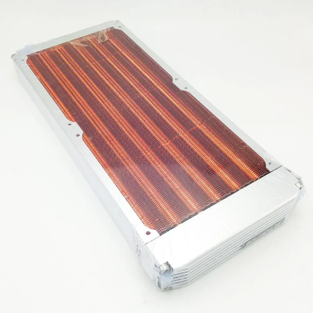 120/240/360mm watercooling all copper radiator for 12cm fan computer heatsink cooler master 30mm thickness silver/black ,red V3