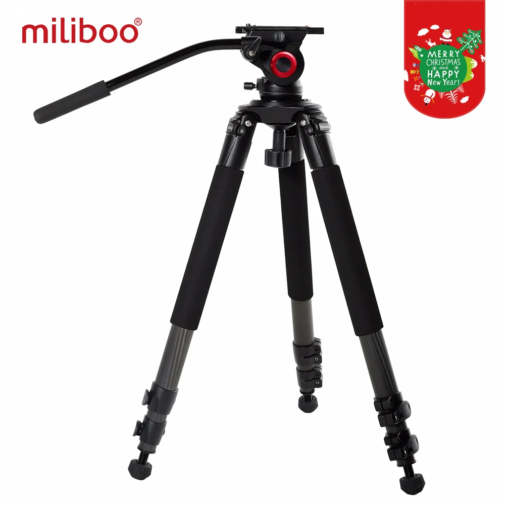 milibo Carbon Fiber tripod monopod for professional digital dslr camera