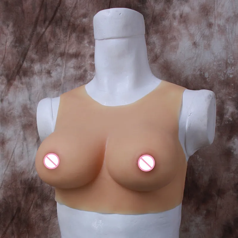 

C Cup Realistic Fake Breast Artificial Silicone Breast Form Natural Breast Enlargement For Crossdresser Shemale Sissy Boy