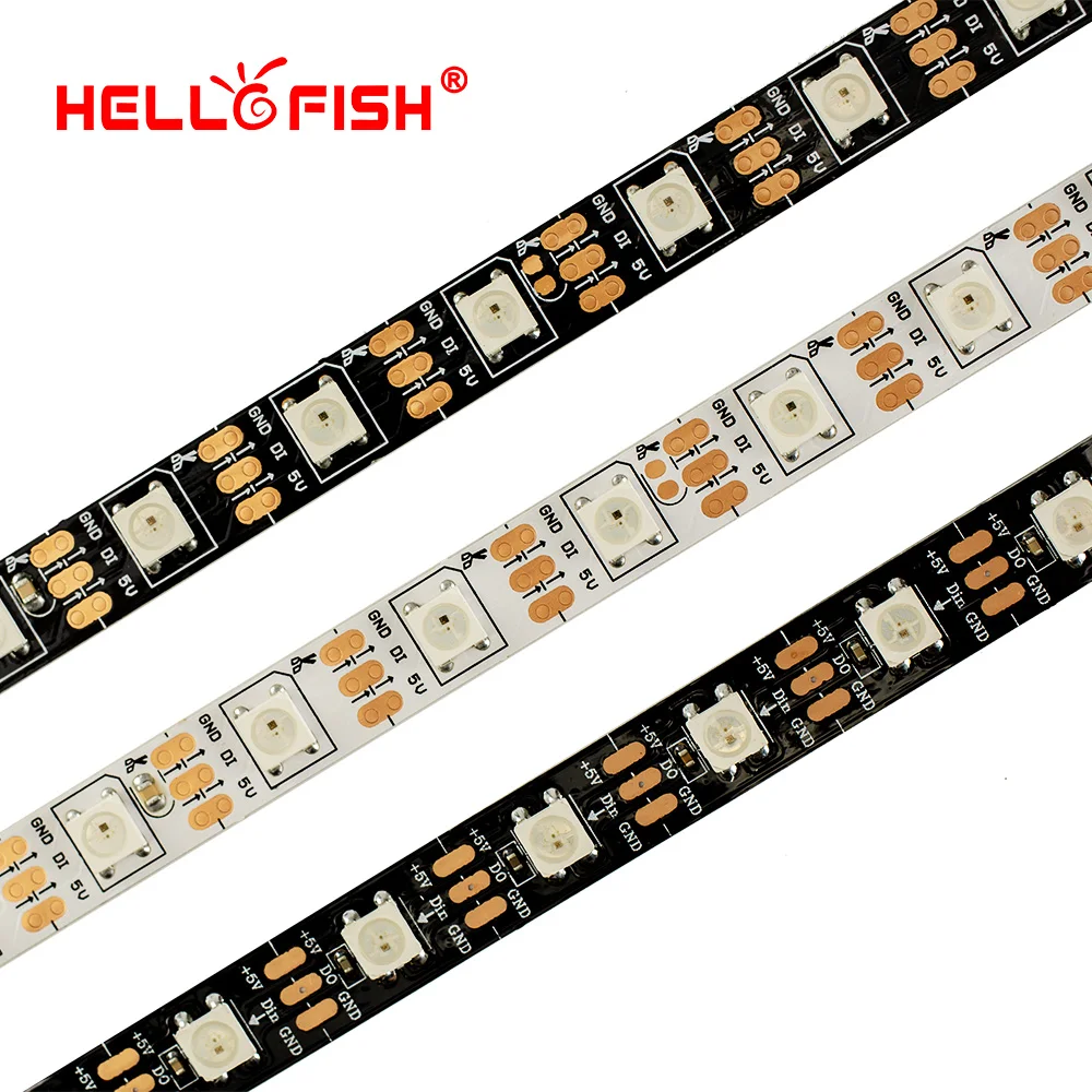 

WS2812b LED Strip Pixel Matrix DIY Programmable Control Ambilight Display 60LED 144LED 30LED Per Meter Cheap price poor quality