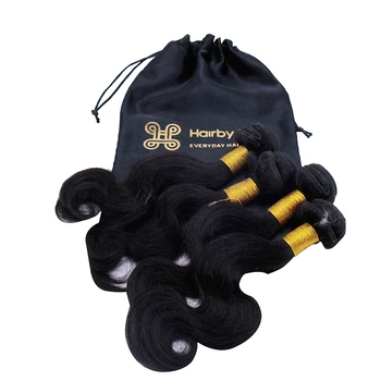 

Custom Logo Hair Packing Set Hair boxs/Headband/Hair Bags Silk Drawstring Pocket Hair Packaging Satin Bags