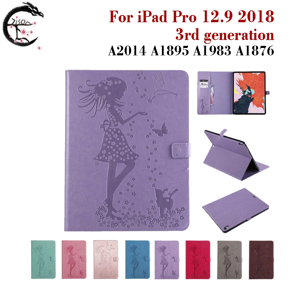 Откидной Чехол для Apple iPad Pro 12 9 2018 3-го поколения A2014 A1895 A1876 кожаный чехол планшета