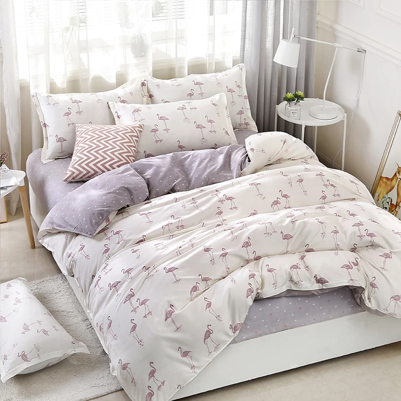 Solstice Home Textile Duvet Cover Flat Bed Sheet Pillow Case King