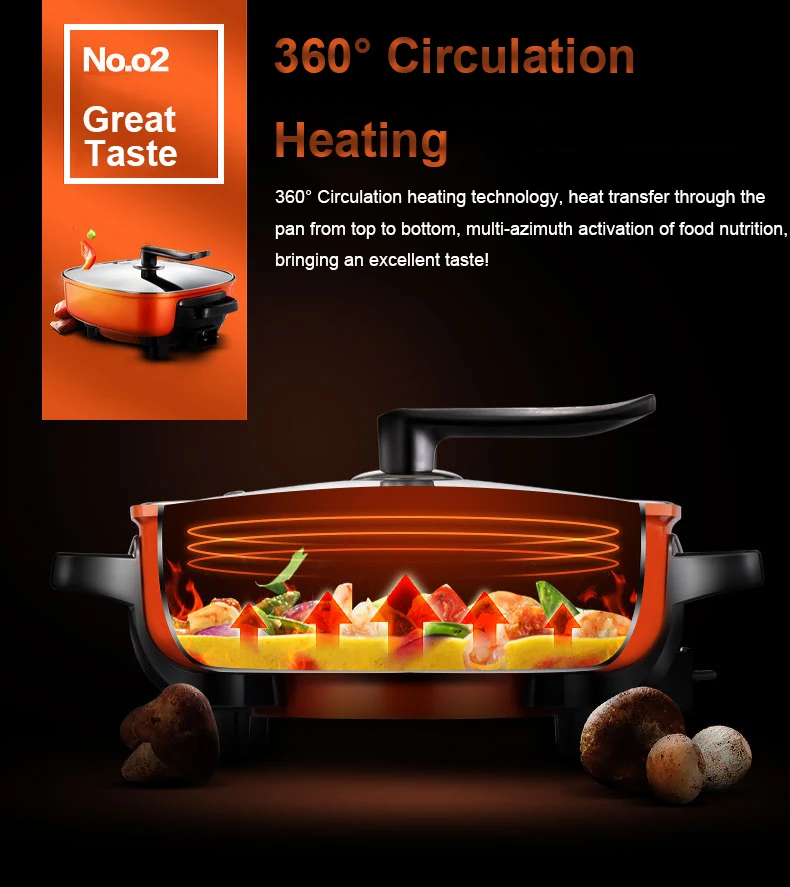 Электрический чайник плита электрическая жаровня фаст мульти плиты большой емкости горшки для жарки MC-LHN30A