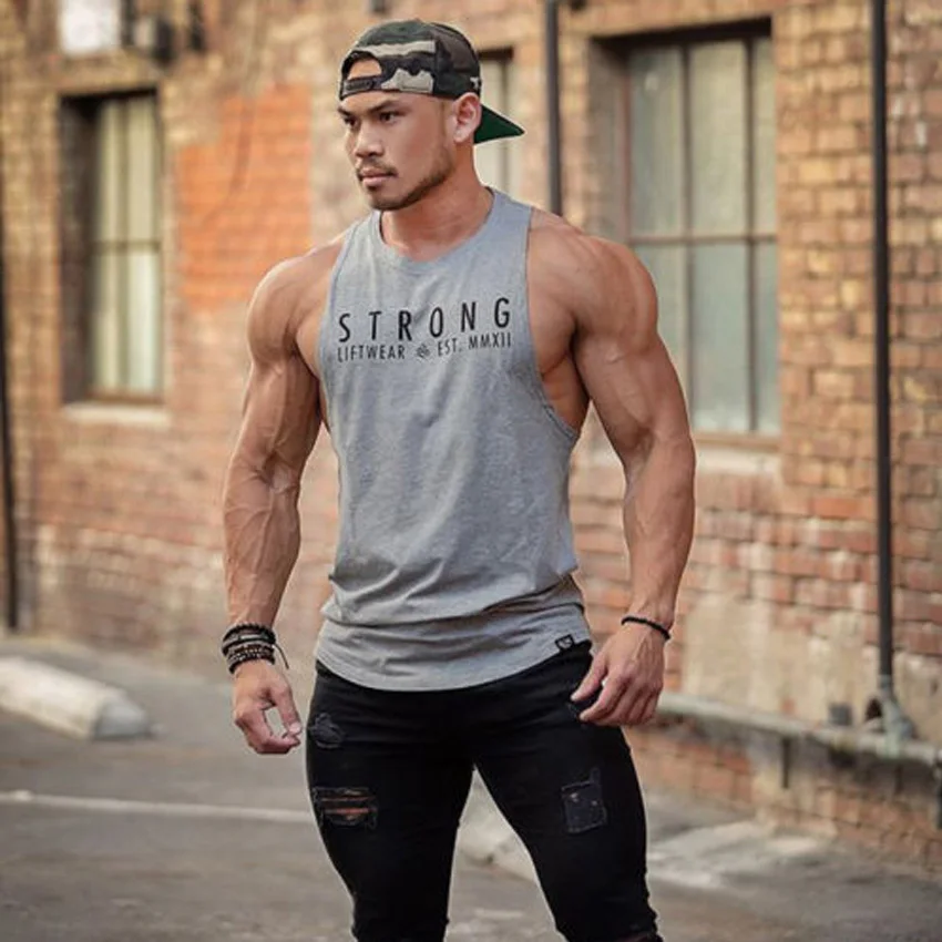 Canotta Uomini Palestra Tank Top Alphalete Vq Di Fitness Sportivo Debardeur Homme Camicia Top Palestra Bodybuilding Muscolare Tee Maglia Senza Maniche Canotte Aliexpress