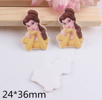 

30pcs Flatback Resin cartoon princess Character Planar Resin DIY Craft Accessories B-219