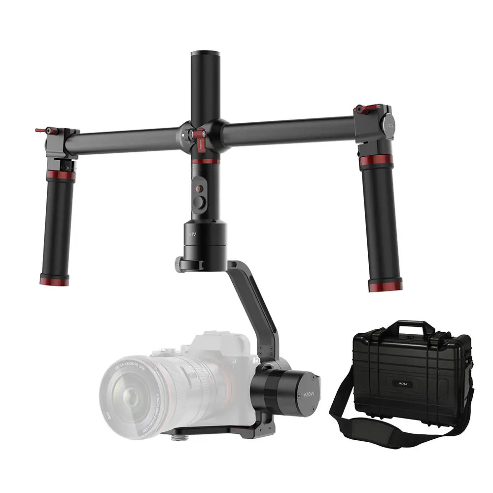 

MOZA Air 3 Axis Handheld Gimbal DSLR Stabilizer 3.2KG Motion control Universal Quick release Dual handle For 5D3 A7 GH5