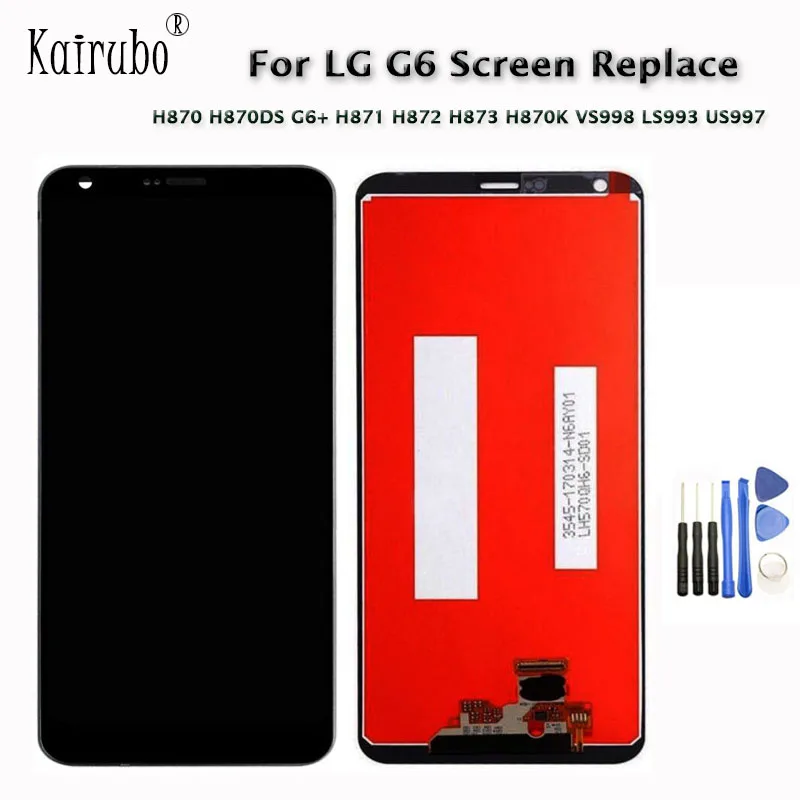 

AAA Quality IPS LCD For LG G6 H870 H871 H872 LS993 VS998 Display Touch Screen Digitizer Assembly Replacement VS998 US997 Screen