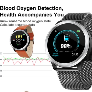 

Blood Oxygen Monitor smart wristband fitness tracker health test ECG HRV smart bracelet IP68 waterproof pedometer SmartBand Gift