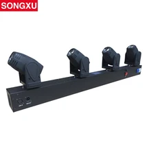 cree 4 головки rgb полный цвет пучка вращающейся привело движущихся головного света сценического оборудования свет/sx-mh0410