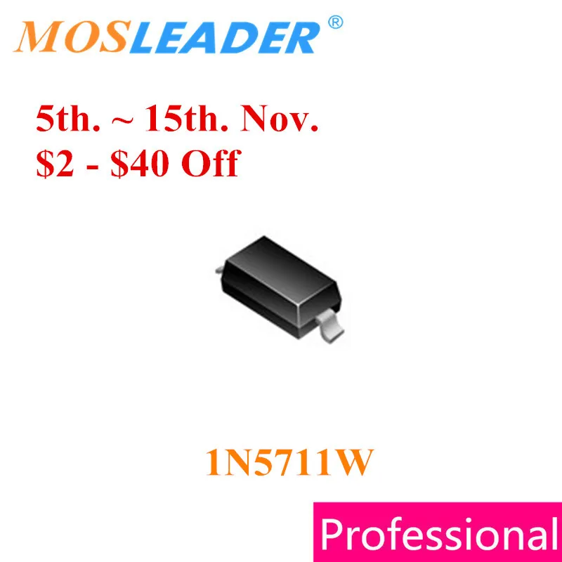 Mosleader 1N5711W SOD123 1000PCS 3000PCS 1206 1N5711W-7-F 1N5711 High quality Mosleader 1N5711W SOD123 1000PCS 3000PCS 1206 1N5711W-7-F 1N5711 High quality