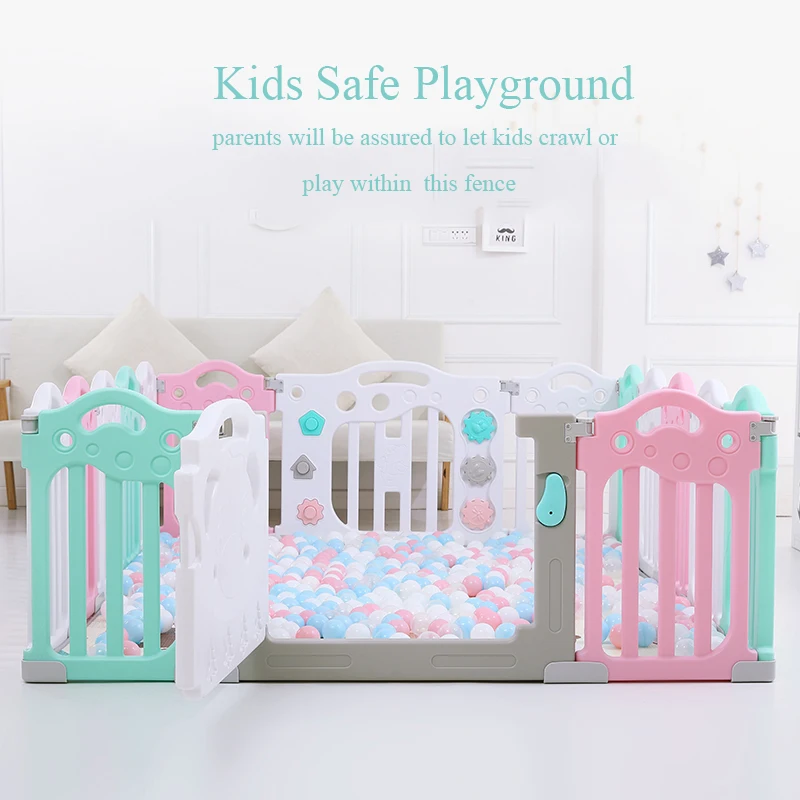 Baby Playpen Fence Indoor Palyground Park Kids Safe Guardrail Baby Game Crawling Fence Baby Play Yard 18 pieces/set Baby Playpen Fence Indoor Palyground Park Kids Safe Guardrail Baby Game Crawling Fence Baby Play Yard 18 pieces/set
